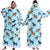 Festive Christmas Holiday Theme Oversized Hooded Blanket