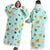 Festive Christmas Holiday Theme Oversized Hooded Blanket