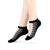 Women's Black Lace Ankle Socks with Sheer Floral Pattern