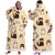 Festive Christmas Holiday Theme Oversized Hooded Blanket