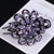 Dazzling Luster Rhinestone Flower Hair Clips for Women