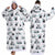 Festive Christmas Holiday Theme Oversized Hooded Blanket