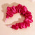 Solid Color Silk Padded Pleated Hairband for Women