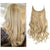 Fabulous Wavy No Clip Hair Extensions for Daily Glam