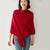 Women's Turtleneck Poncho Batwing Sleeve Loose Pullover Shawls