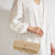 Women's Lightweight Straw Weave Crossbody Clutch Bag