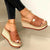 Summer Chic Women's Thick-Soled Slip-on Wedge Sandals