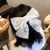 Elegant Embroidered Lace Bow Detail Hair Clips for Women