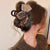 Fashionable Color-Block Double Bow Claw Clips for Everyday Hairstyles