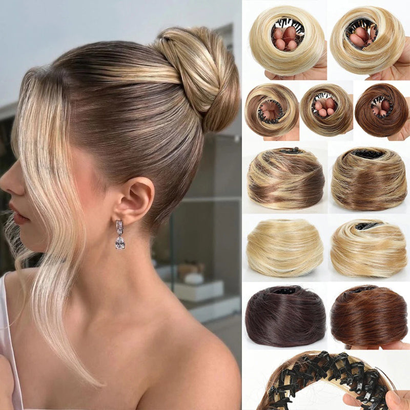 Adjustable Retractable Hair Bun Maker for Quick and Easy Updos