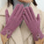 Chic Fitted Touchscreen Winter Gloves with Stylish Pom Poms