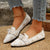 Women's Breathable Point Toe Flats with Floral Pattern and Knot Design
