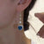 Exquisite Heart-Shaped Zircon Tassel Earrings for Women