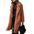 Double-Faced Long Sleeve Turn-down Collar Women's Outerwear Coat