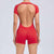 Women's Padded Sporty Jumpsuit for Gym and Fitness Workouts