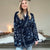 Women's Boho-style Paisley Pattern Knitted Fringed Cardigan