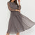 Classic Long-Sleeved Polka Dot Dress for Casual and Formal Looks