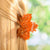 Autumn Maple Leaves Design with Rhinestones Hair Claws