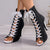 Stiletto High Heel Pointed Toe Lace-up Fashion Boots for Women