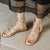 Gladiator Style Rivet Studded Summer Sandals