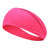 Sweat-absorbing Wide Elastic Fluorescent Headband for Active Wear