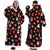 Festive Christmas Holiday Theme Oversized Hooded Blanket