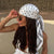 Polka Dot Print Square Head Scarf for Women’s Fashion Statement