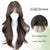 Trendy Korean-inspired Long Straight Hair Wigs with Bangs