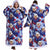 Festive Christmas Holiday Theme Oversized Hooded Blanket