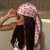 Polka Dot Print Square Head Scarf for Women’s Fashion Statement