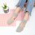 Women's Black Lace Ankle Socks with Sheer Floral Pattern