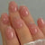DIY-Friendly 24Pcs Short Square Fake Nails with Glue Set