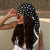 Polka Dot Print Square Head Scarf for Women’s Fashion Statement