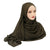 Women's Solid Color Hijab Shawls Perfect for Formal and Casual Wear