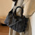 Vintage-inspired PU Leather Shoulder Handbag for Women