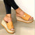 Summer Chic Women's Thick-Soled Slip-on Wedge Sandals