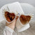 Lovely Inlaid Pearl Fashion Heart-Shaped Sunglasses