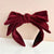 Women's Soft Velvet Fabric Headbands with Chic Bowknot