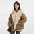 Urban Edge Winter Chic Jacket with Plush Shearling Lining