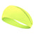 Sweat-absorbing Wide Elastic Fluorescent Headband for Active Wear