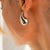 Geometric Tear Drop Shaped Earrings