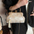 Vintage-style Floral Embroidered Clutch Handbag for Women