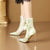 Summer Tropical Leaves Pattern Heeled Shoes for Women