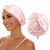 Adjustable Silk Double Layer Hair Cap Turban for Women