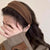 Women's Wide Fabric Solid Color Headband for Everyday Wear