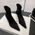 Fashion-forward Slip-On Boots with Pointed Toes and Slim Heels