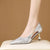 Women's Pure Color Elegance High Heel Pointed Toe Pumps