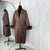 Fall Fashion Oversized Faux Fur-trimmed Coat Jackets