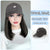 Women's Sporty-chic Baseball Cap with Curly Wave Hair Extensions