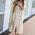 Simple and Casual Buttoned Maxi Dress with Pockets